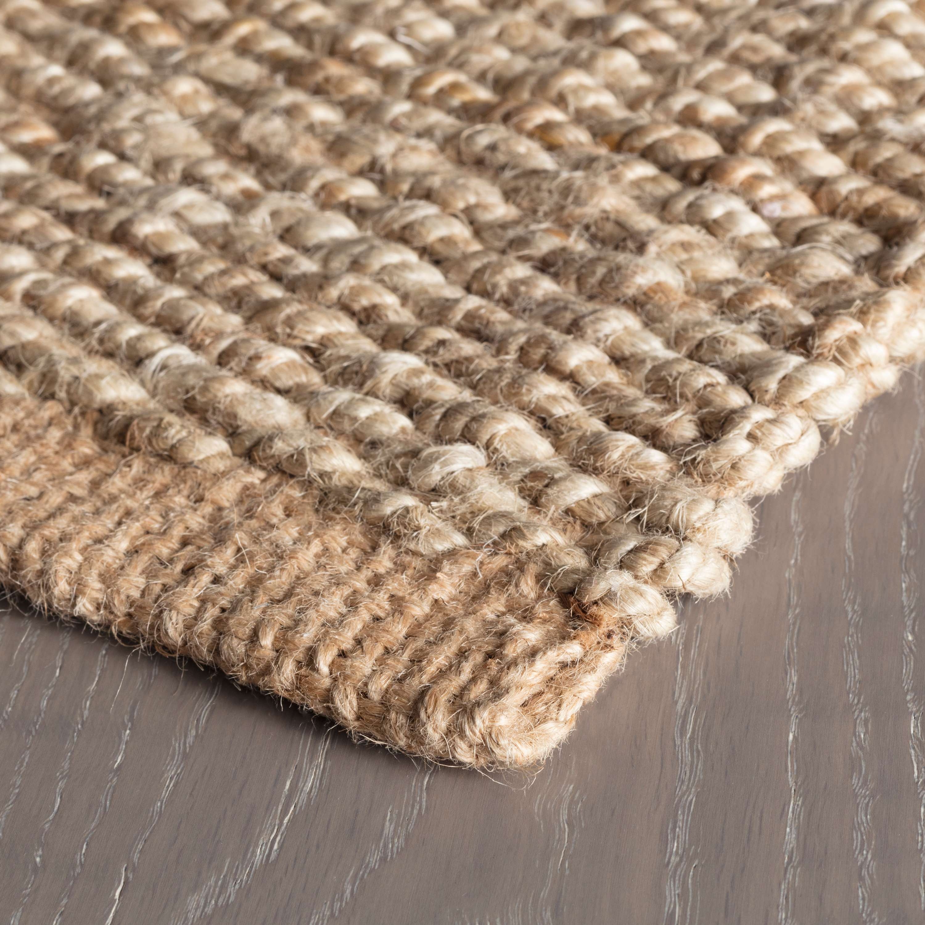 Jute Ticking Indigo Handwoven Rug - Image 2