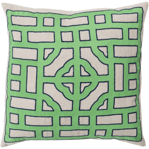 Chinese Gate LD-045 20"L x 20"W Pillow Cover - Image 0
