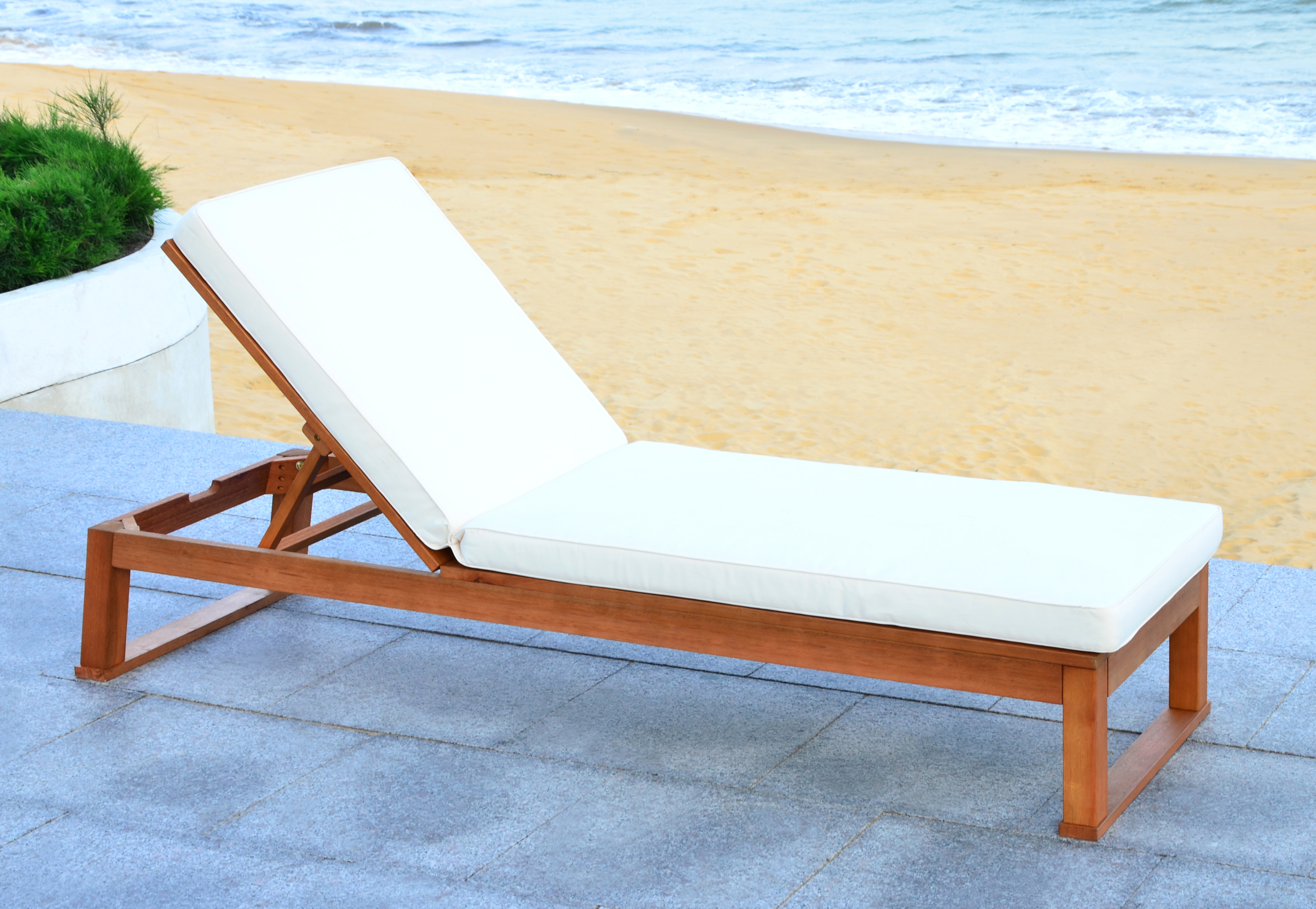 Solano Sunlounger - Natural/Beige - Safavieh - Image 5