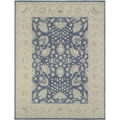One-of-a-Kind Suzann Hand-Knotted Grey 10'2" x 13'10" Wool Area Rug - Image 0