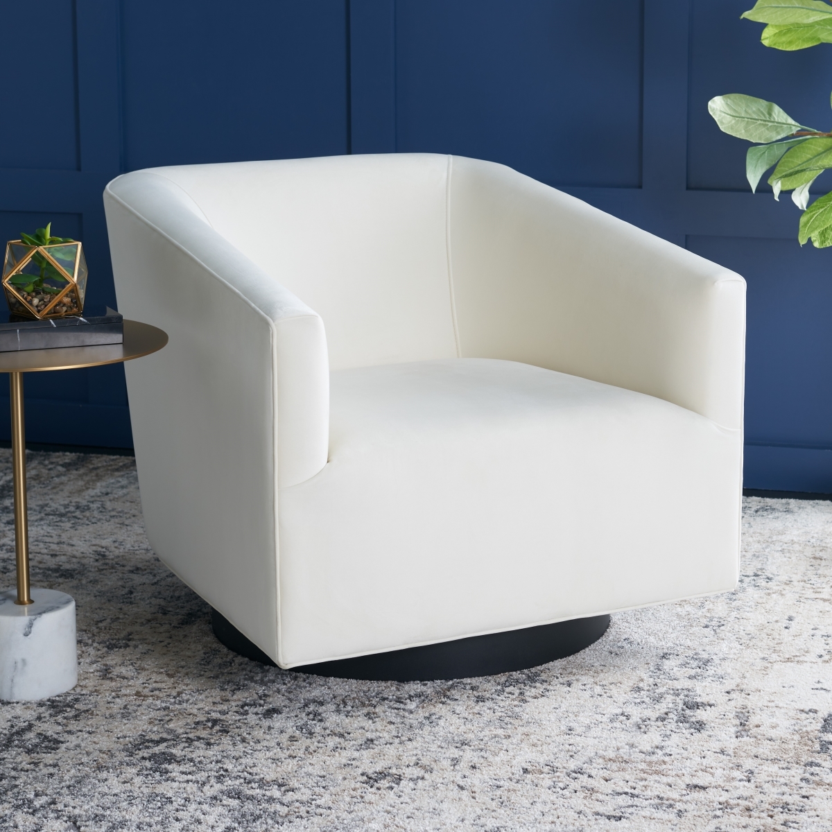 Birdie Accent Chair - Creme - Safavieh - Image 1