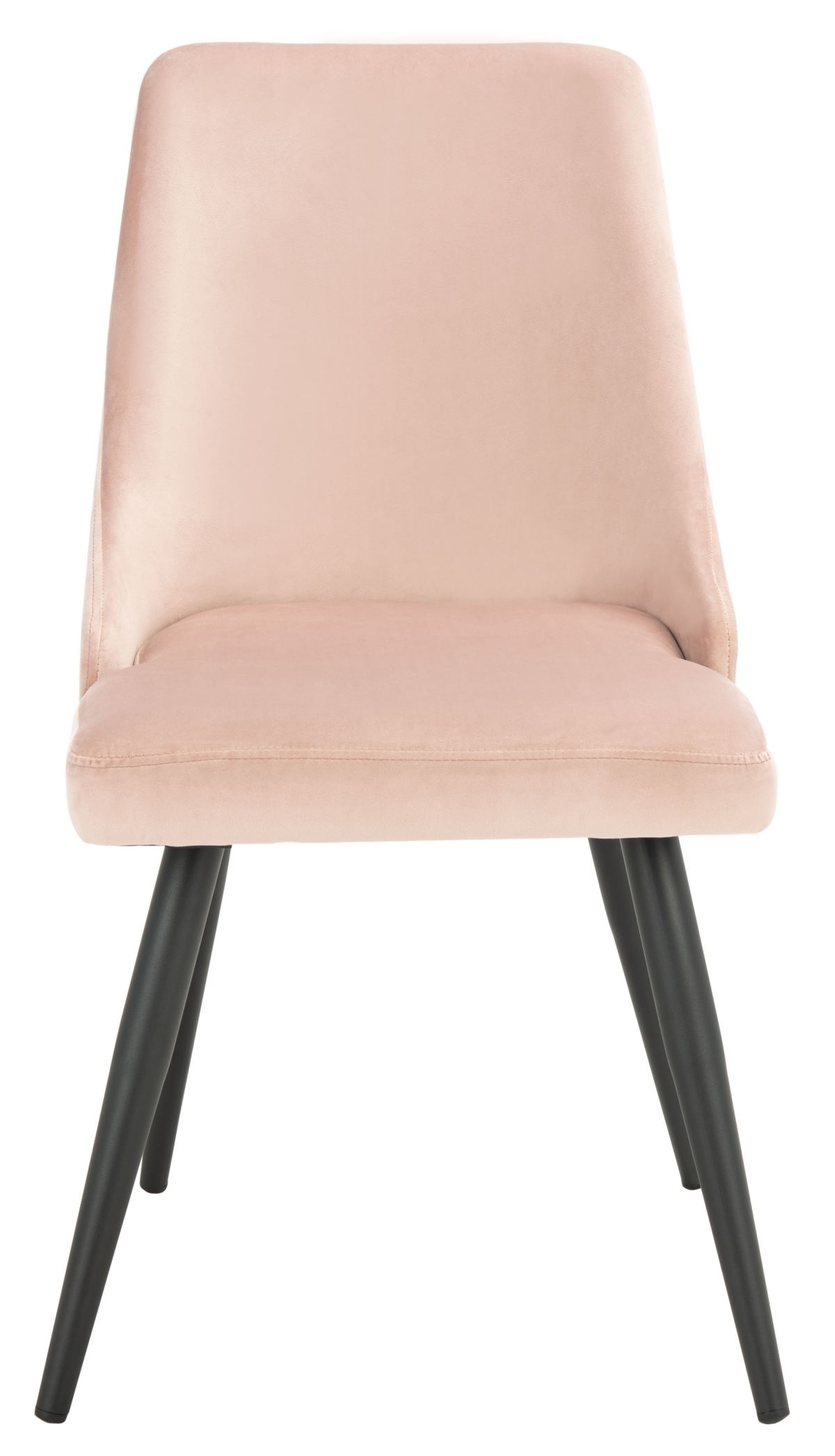 Zoi Upholstered Dining Chair - Dusty Blush / Black - Safavieh - Image 0