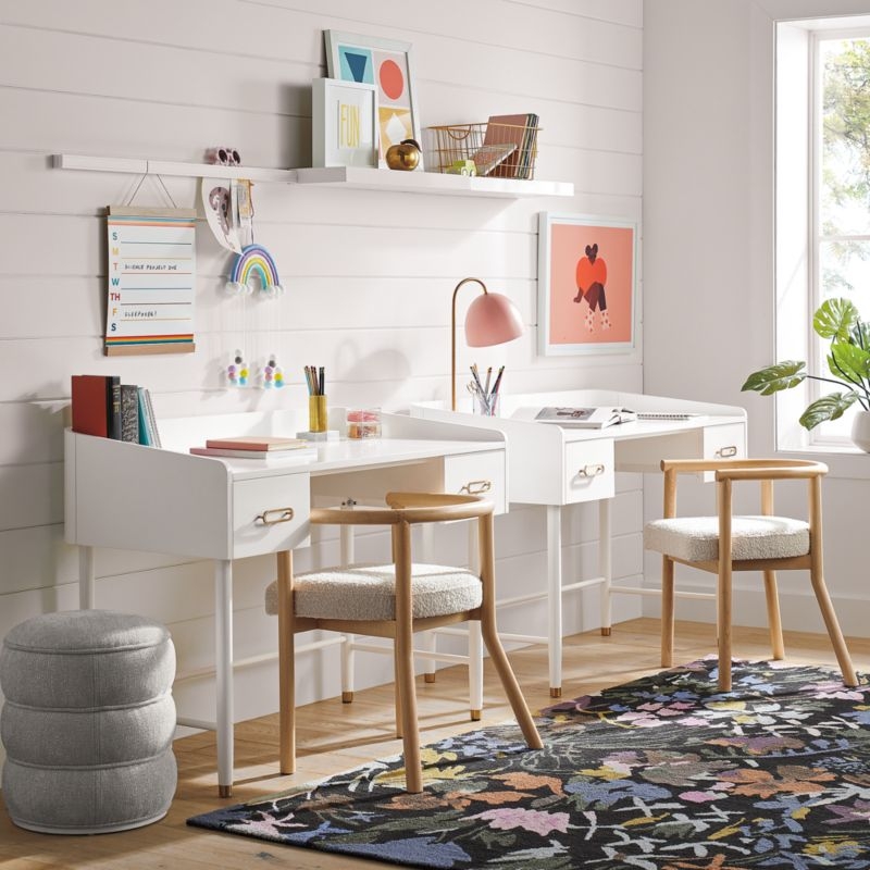 White Horse Wood Kids Desk Chair 25.5" by Leanne Ford - Image 9