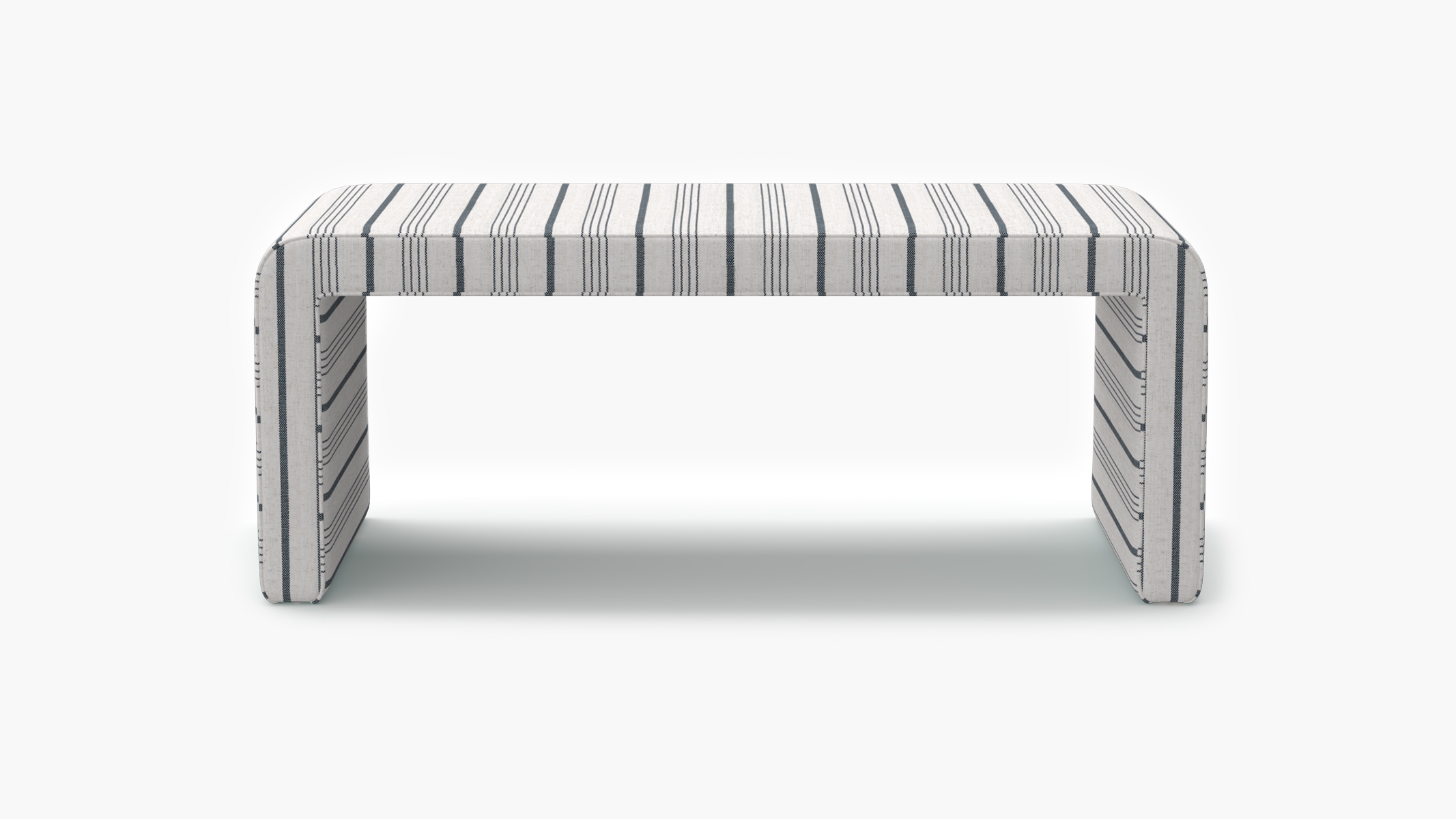 Waterfall Bench, Black Market Stripe - Image 0