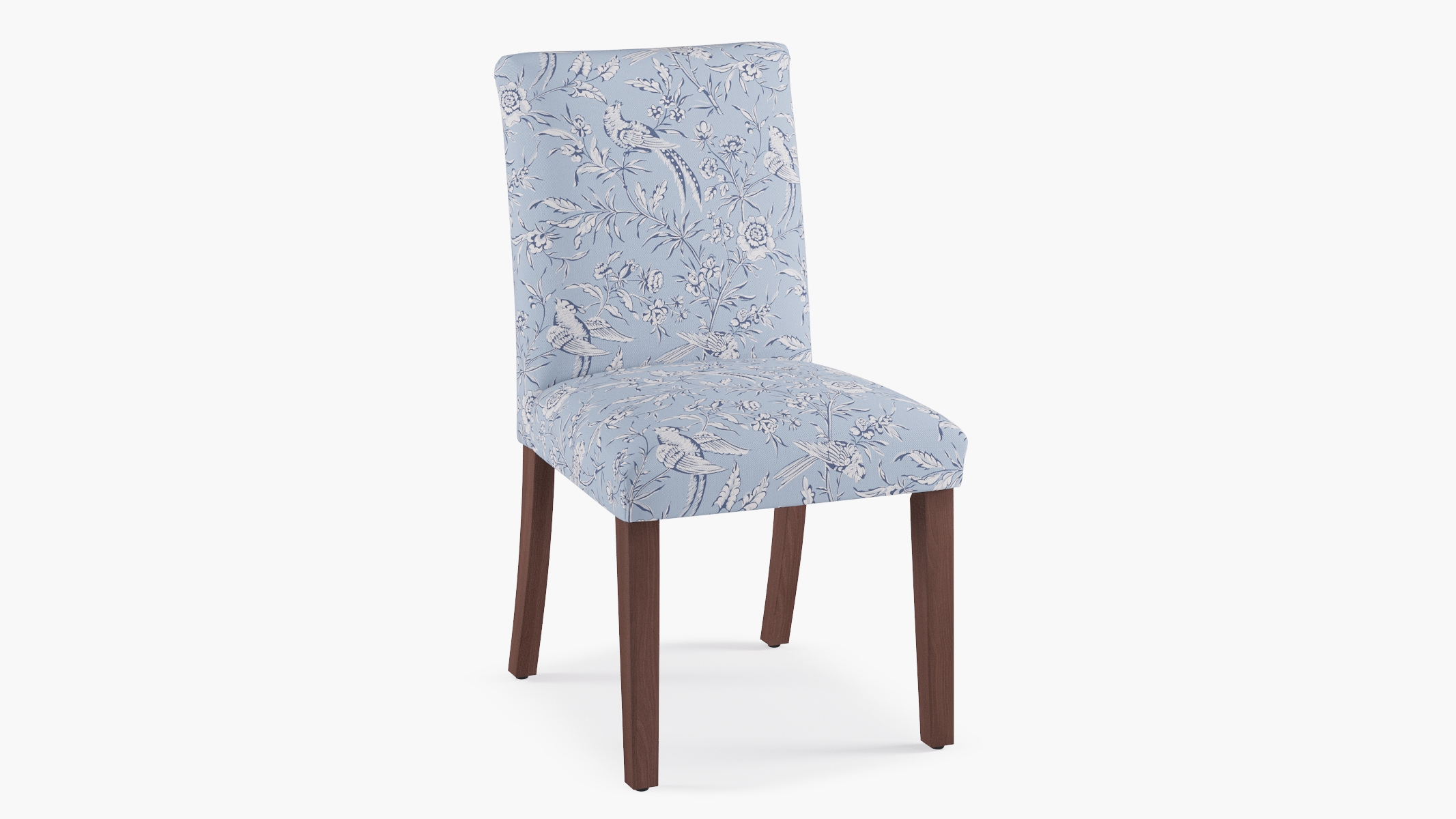 Classic Dining Chair, Blue Aviary, Espresso - Image 0