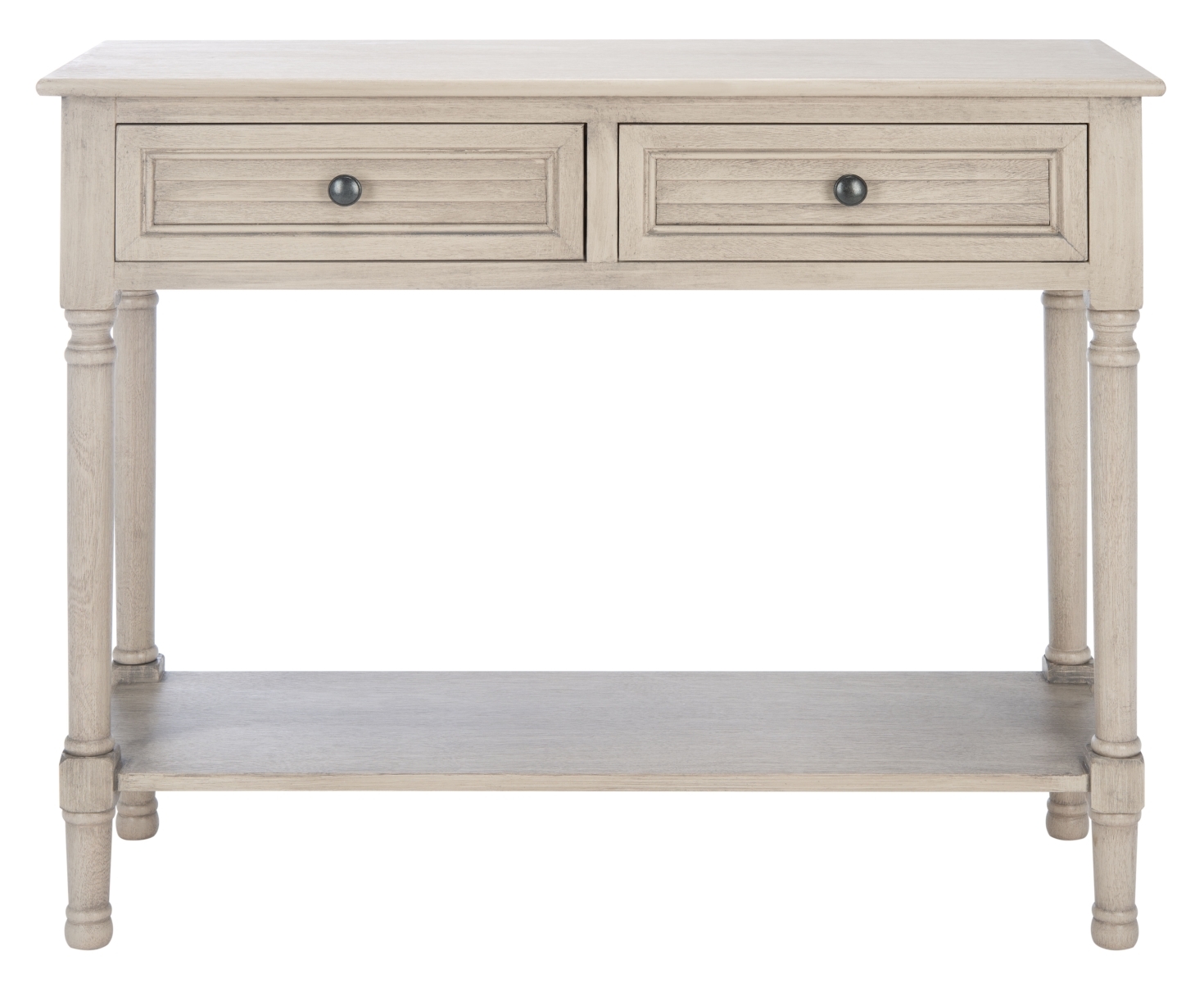 Tate 2 Drawer Console Table - Greige - Safavieh - Image 0