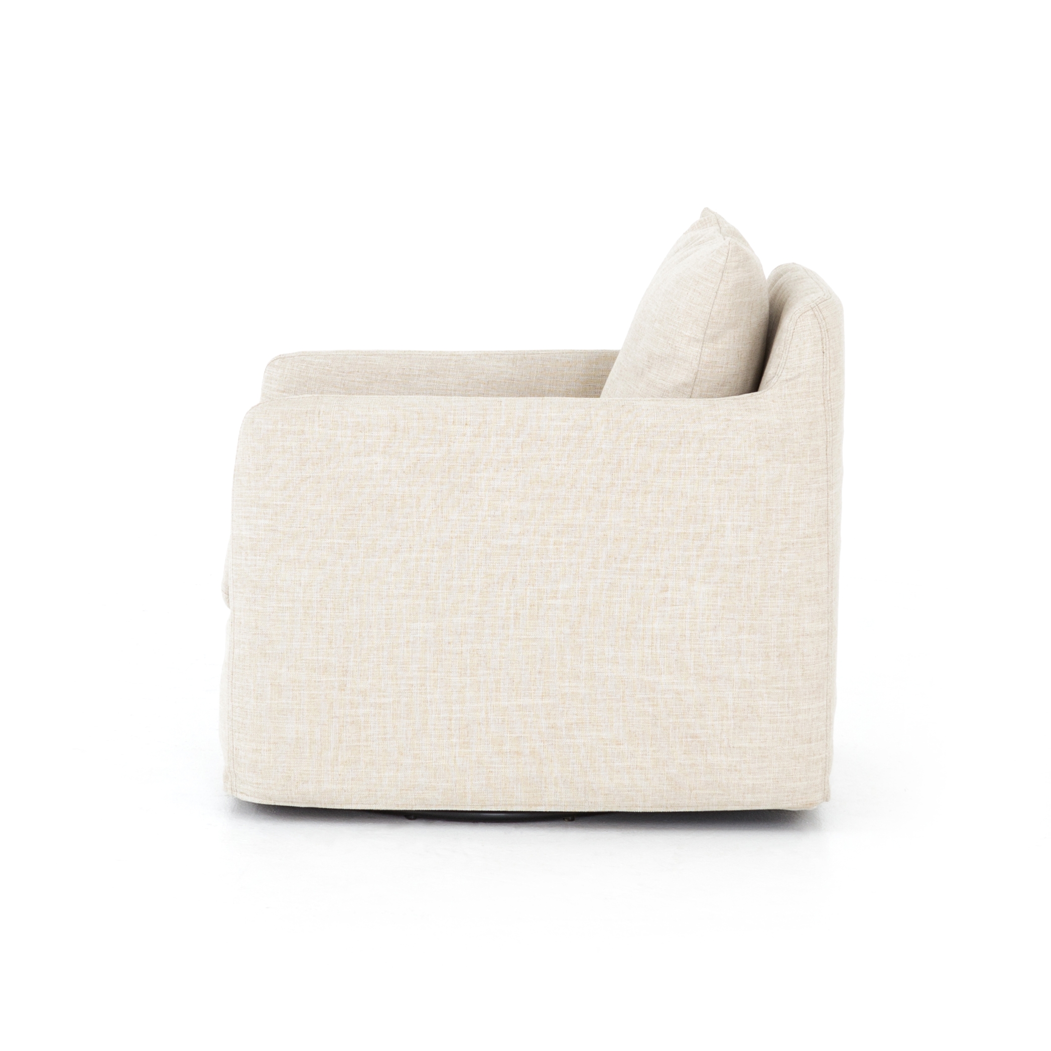 Banks Swivel Chair-Cambric Ivory - Image 5