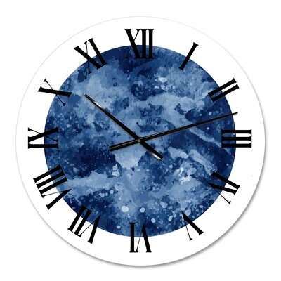 Space Galaxy Circle - Modern Wall Clock - Image 0