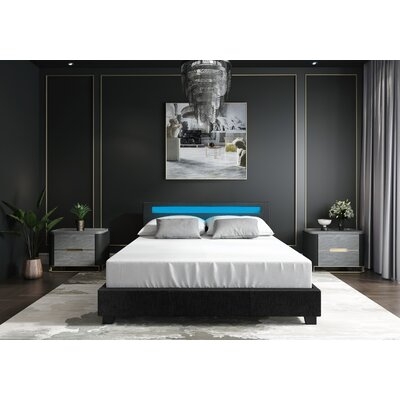 Skofte Upholstered Low Profile Platform Bed - Image 0