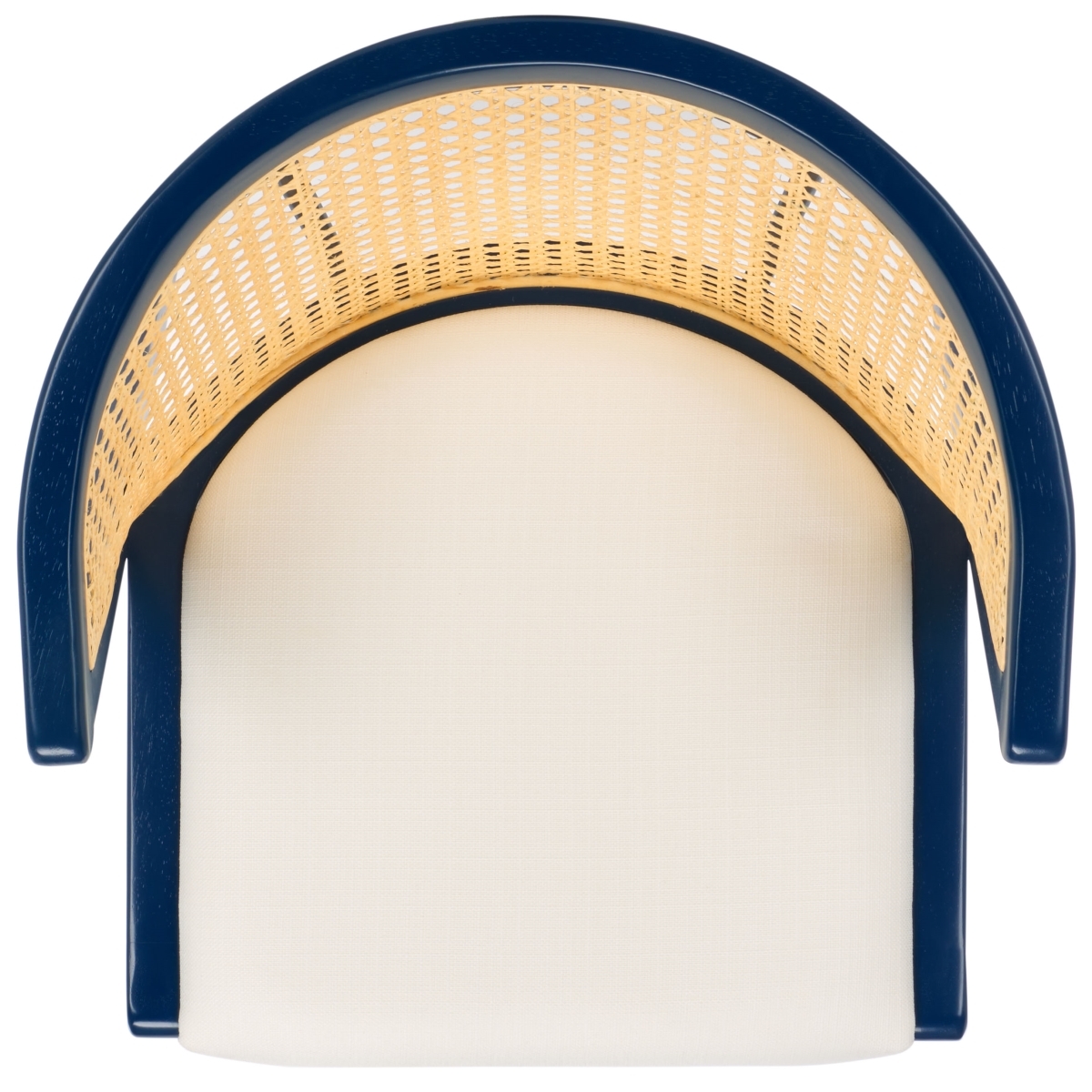 Edan Dining Chair - Navy / White - Safavieh - Image 5