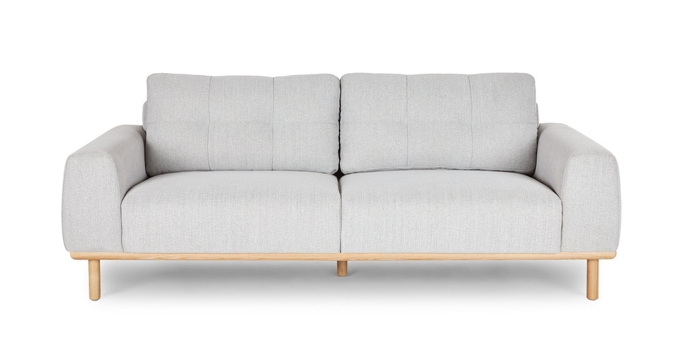 Mea Drizzle Gray Sofa - Image 0
