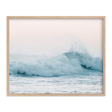 Playa Negra, Natural Wood Frame, 16"x20" - Image 0