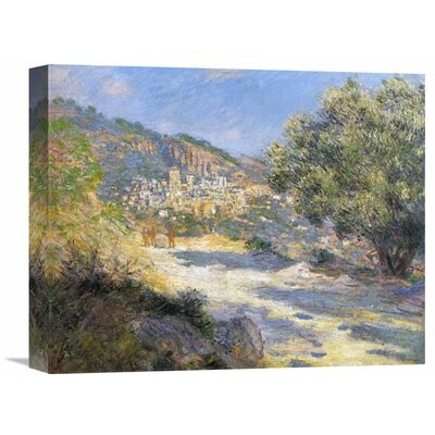 'La Route De Monte-Carlo' by Claude Monet Painting Print on Wrapped Canvas - Image 0