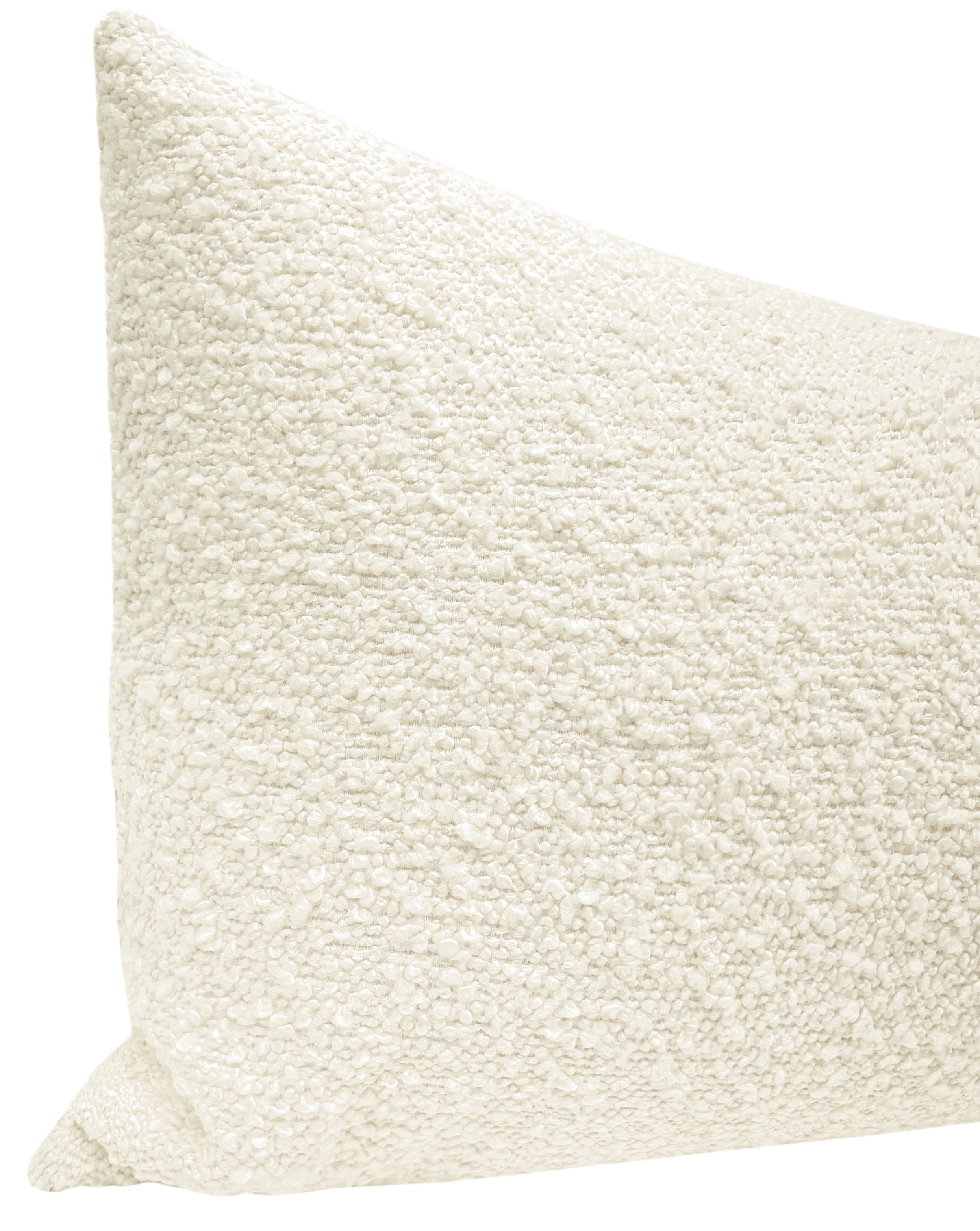 THE XL LUMBAR :: SIGNATURE BOUCLÉ // BONE - 14" X 48" - Image 4