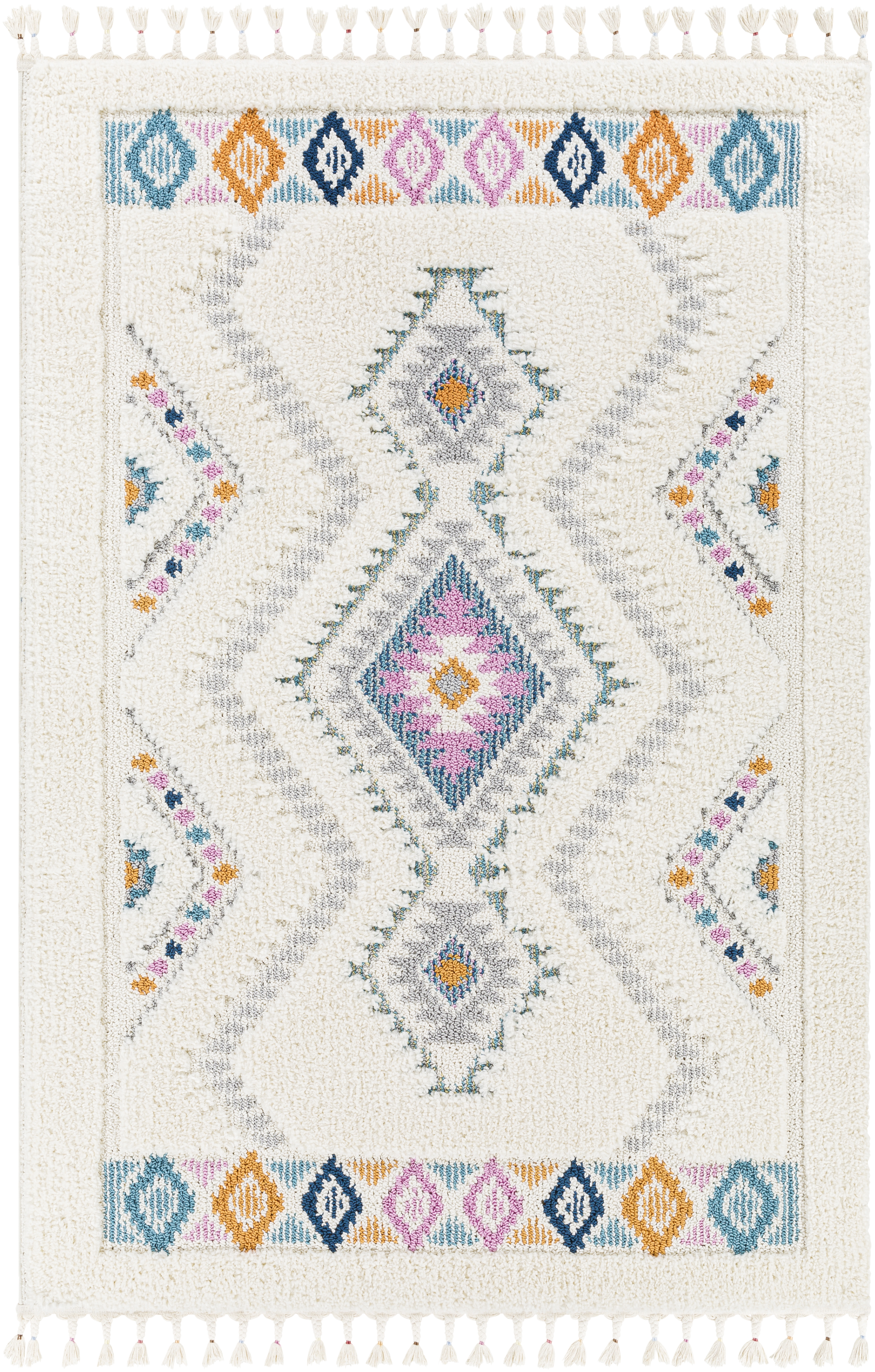 Lofty Beige Indoor 2'7" x 7'3" Machine Woven Rug - Image 0