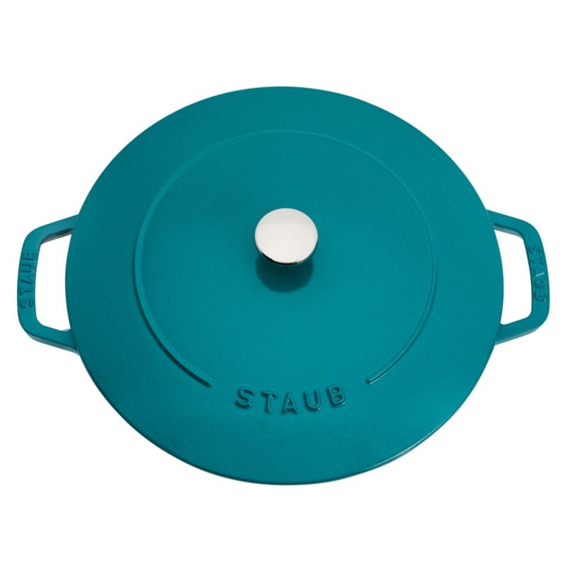 Staub ® Turquoise Cast Iron 5-Qt. Essential French Oven - Image 1