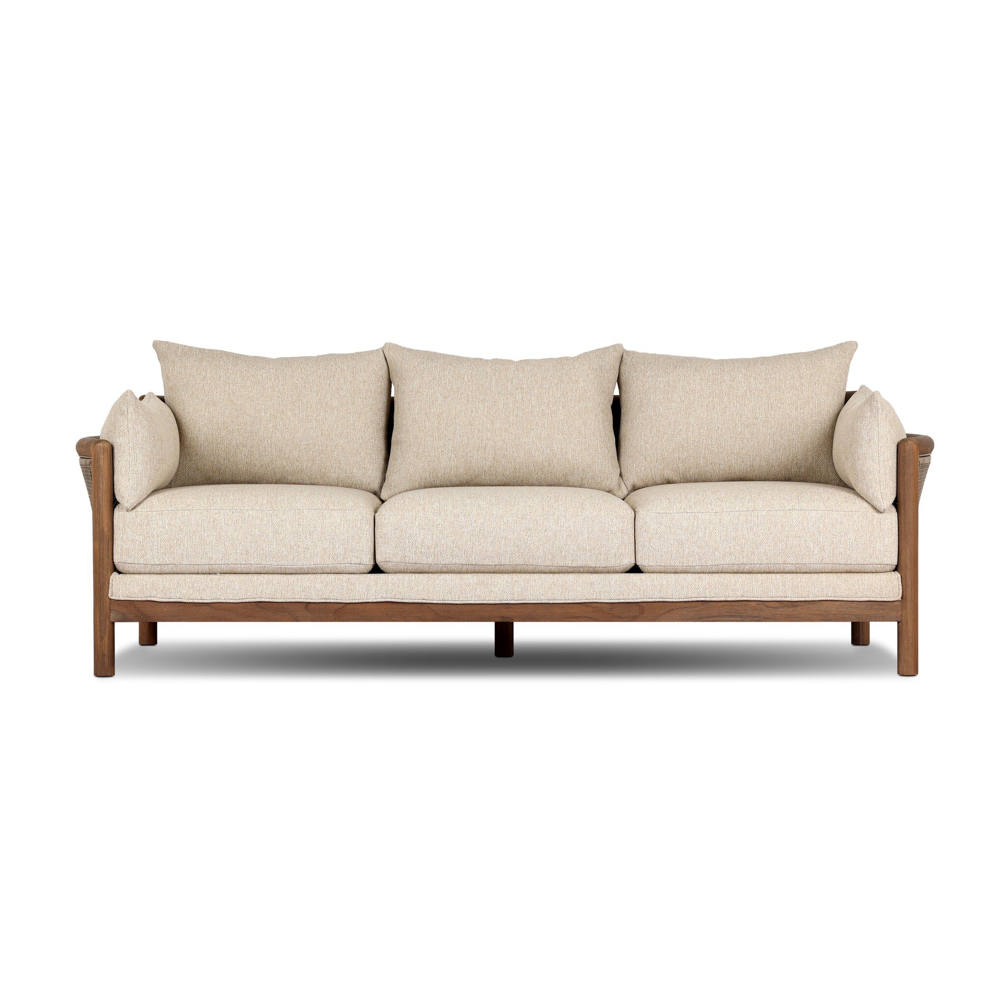 Barbosa Outdoor Sofa-86" - Concha Beige - Image 0