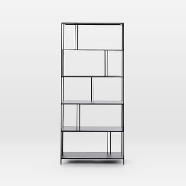 Profile Wide Bookcase, 34", White - Image 2