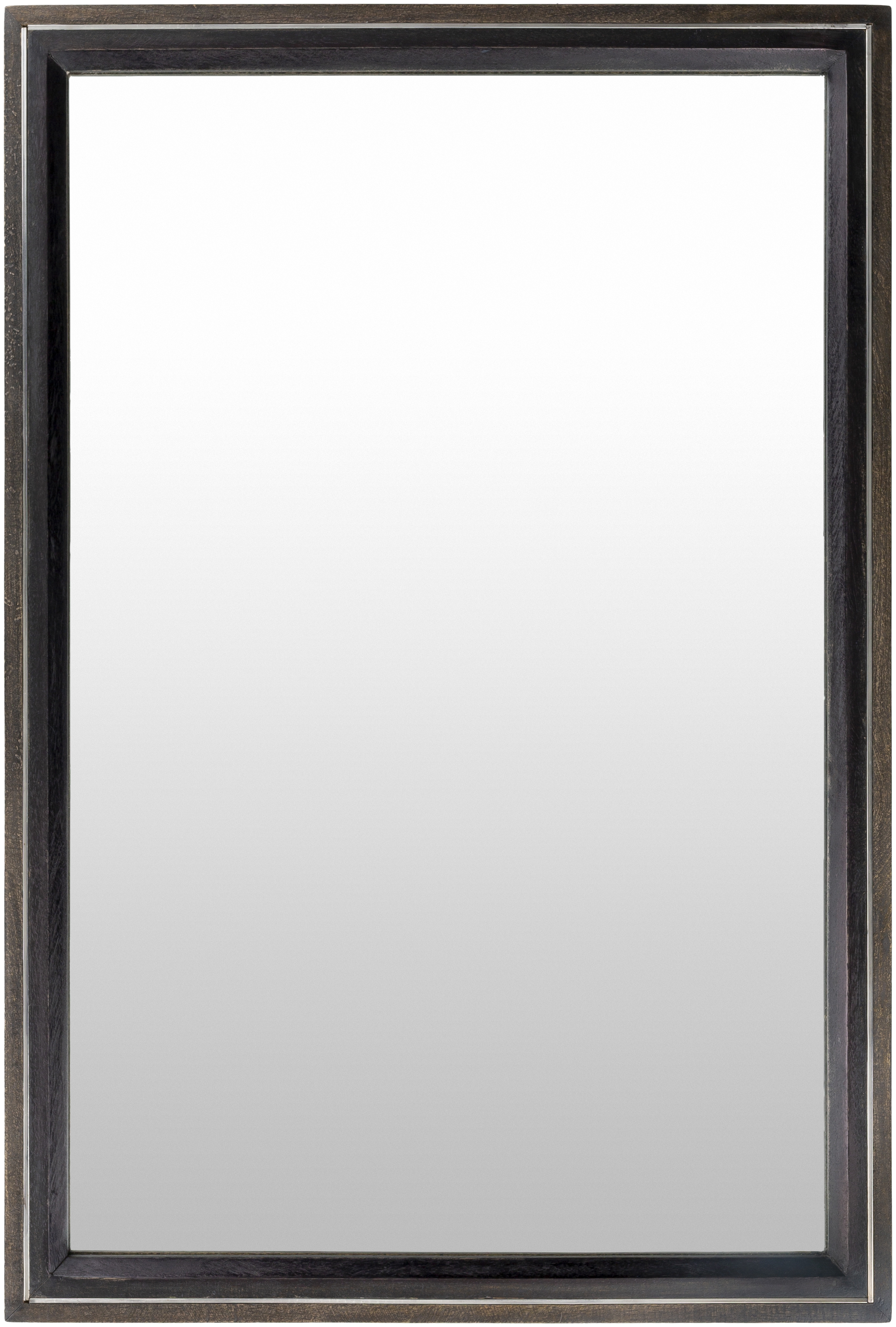 Hanover Gray 38"H x 26"W x 1"D Mirror - Image 0