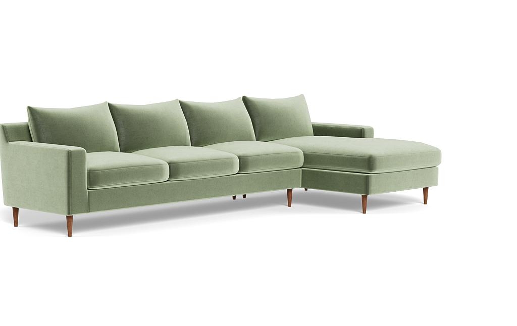 Sloan 4-Seat Right Chaise Sectional - Image 1