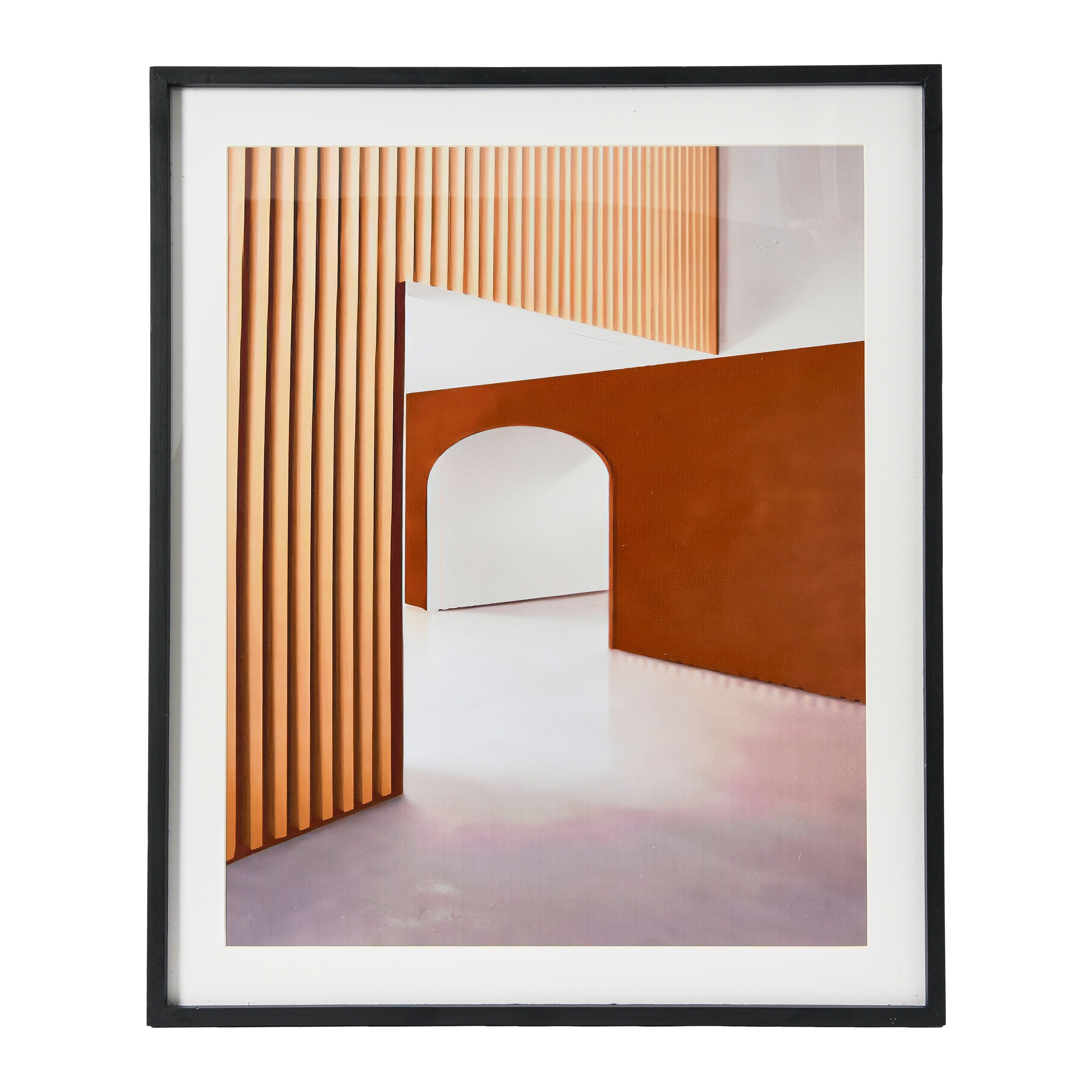 Modern Architecture Photograph, Framed Art Print, 25" x 30" - Image 0