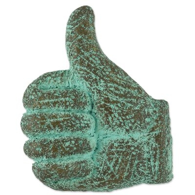 Trapeza Thumbs up Recycled Paper Relief Panel Figurine - Image 0
