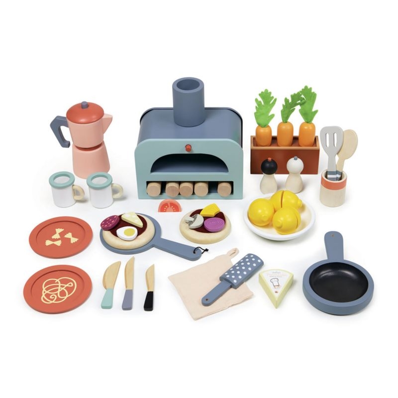 Tender Leaf La Fiamma Grand Kids Wooden Play Kitchen - Image 7