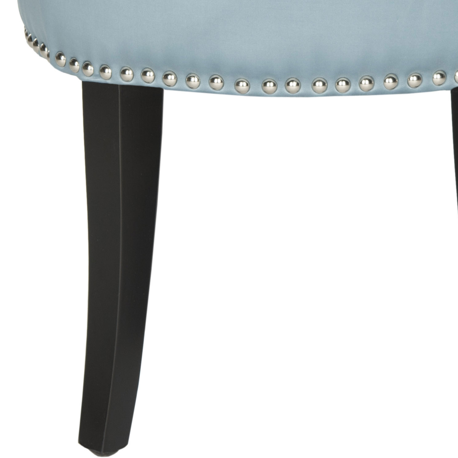 Georgia Vanity Stool - Teal/Espresso - Safavieh - Image 1