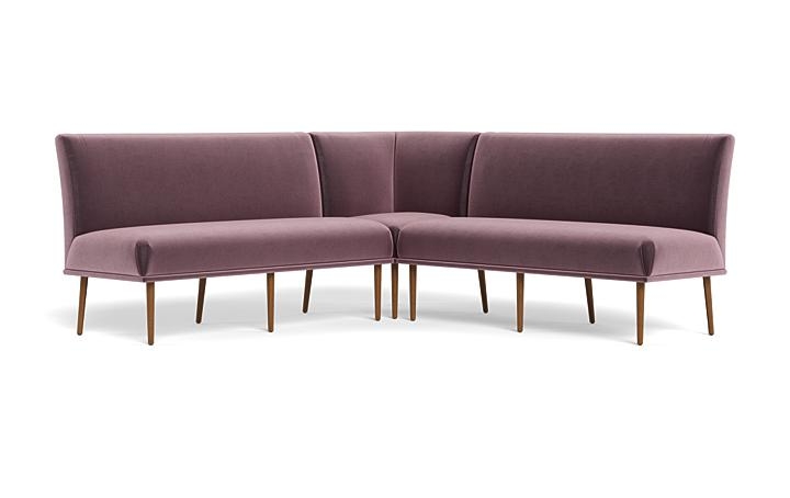 Dorian Upholstered Corner Banquette with Tufting Option - Image 2