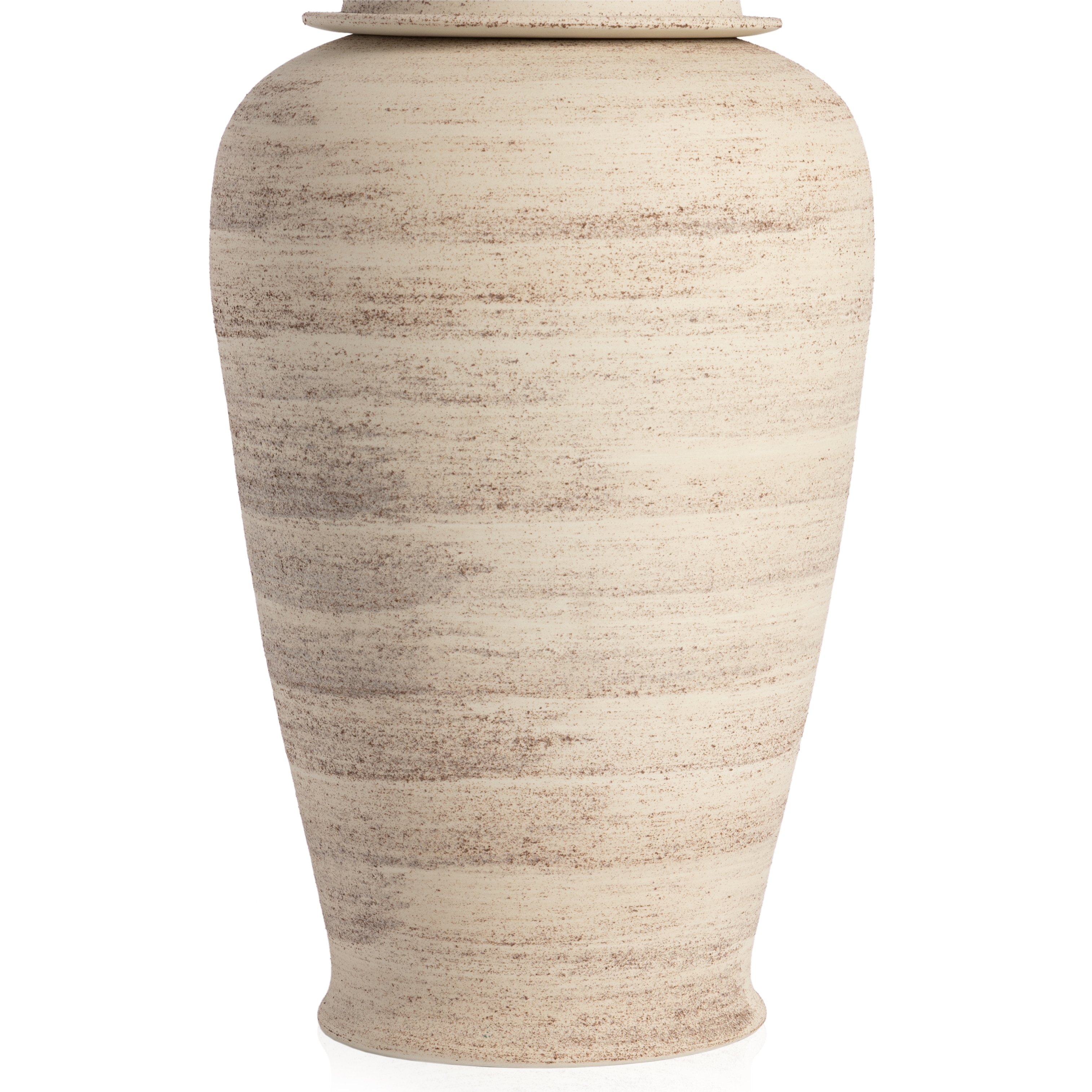 Arabella Jar With Lid-Distressed Cream - Image 4