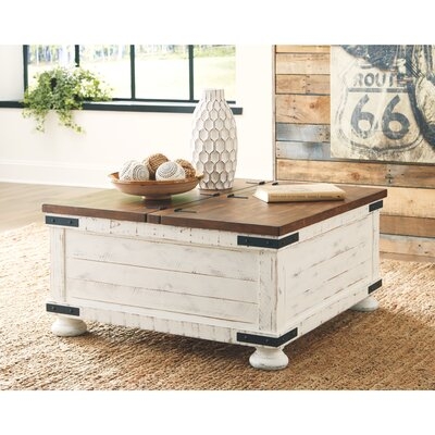 Etha Coffee Table with Storage - Image 0