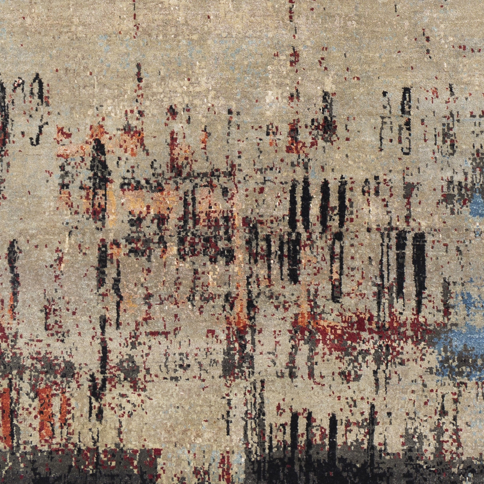 Colaba Brown Indoor 9' x 13' Handmade Rug - Image 1