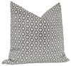 Paloma Cut Velvet Pillow Cover, Gray, 18" x 18" - Image 2