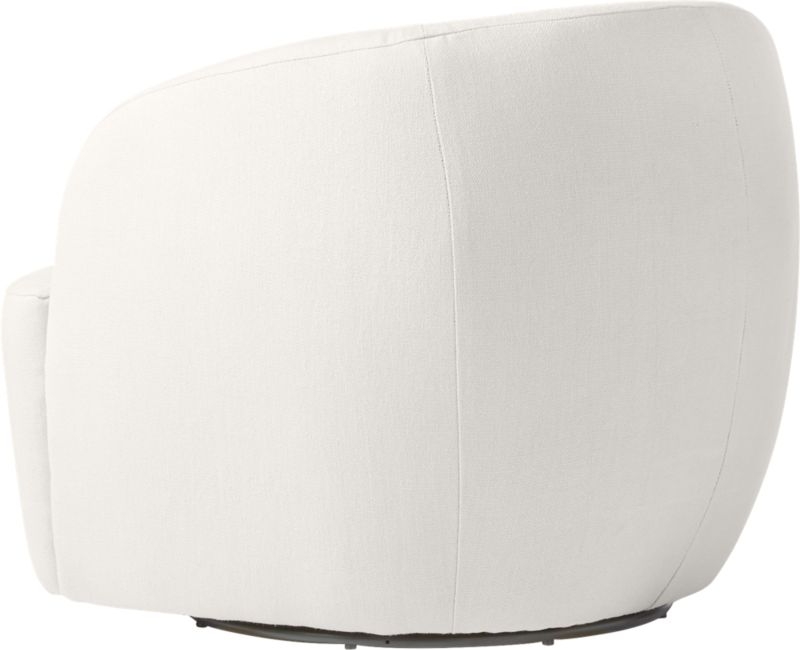 Gwyneth Grey Linen Chair - Image 4
