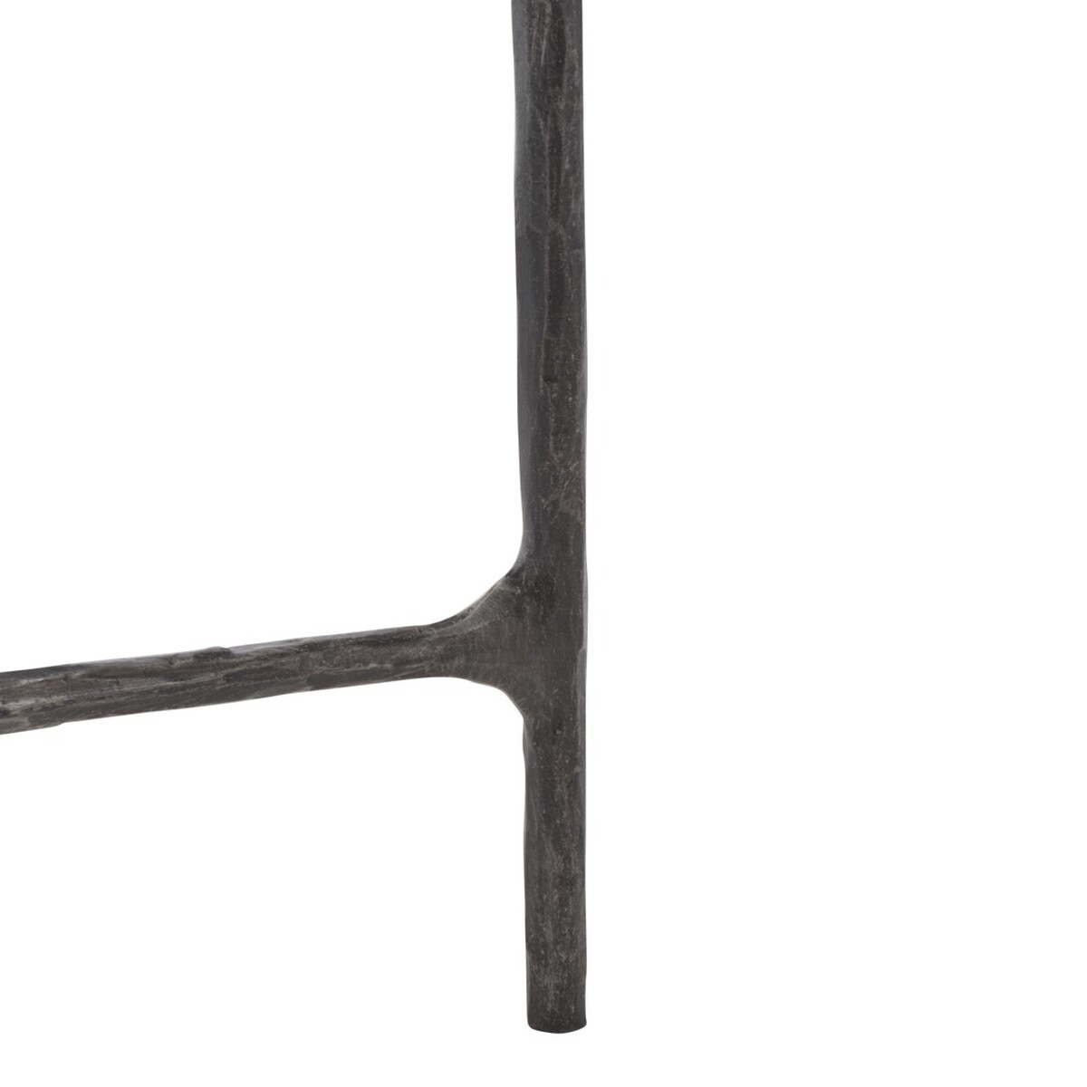 Jessa Forged Metal Rectangle Console Table - Black - Image 3