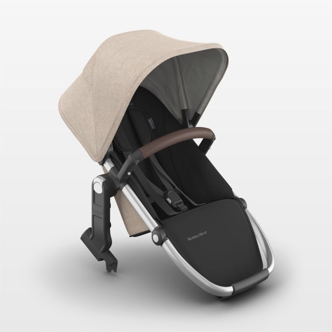 UPPAbaby ® RumbleSeat V3 Declan Oat Melange with Silver Frame Baby Stroller Seat - Image 0