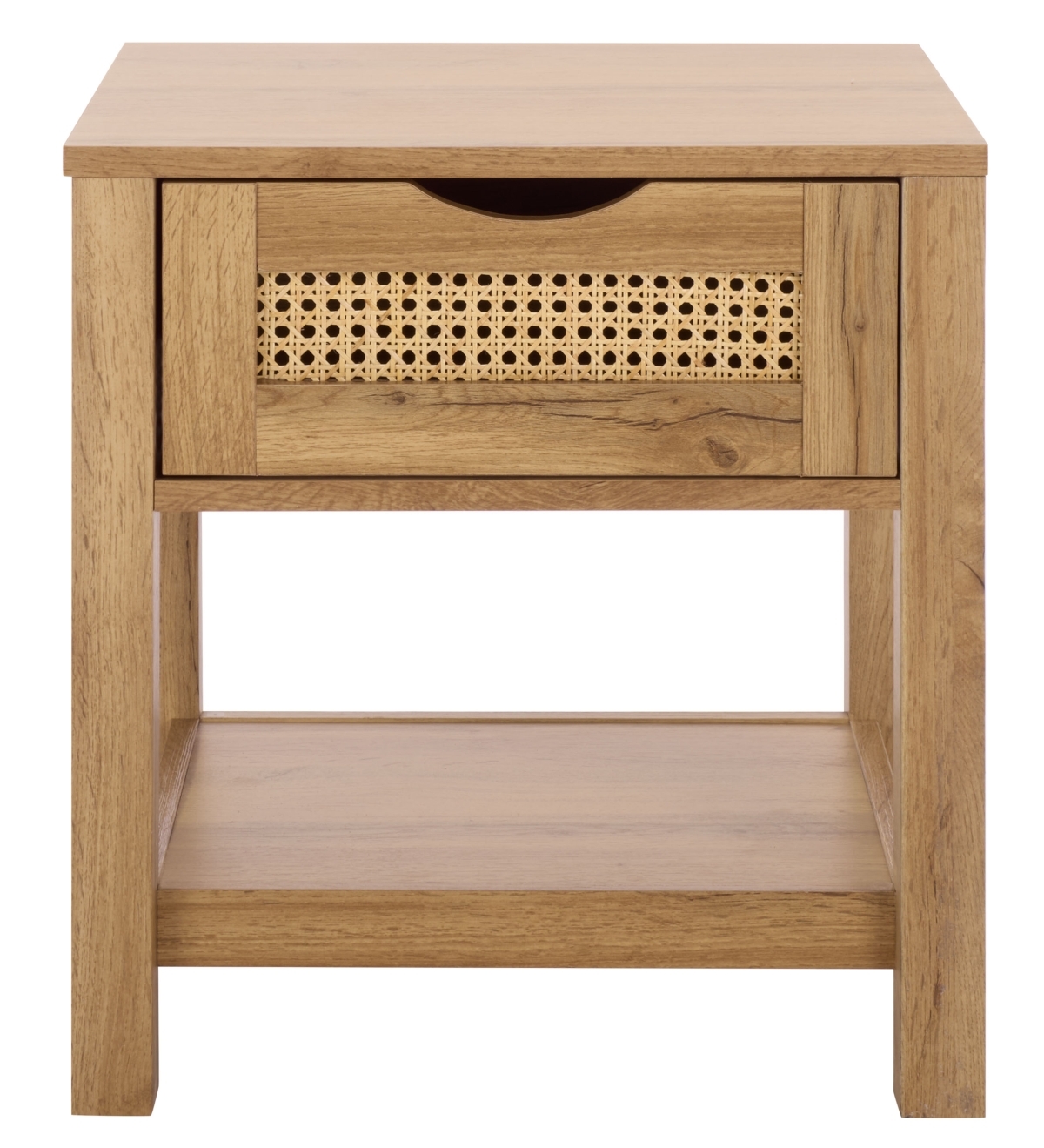Seeley 1 Drawer Nightstand - Oak - Safavieh - Image 0