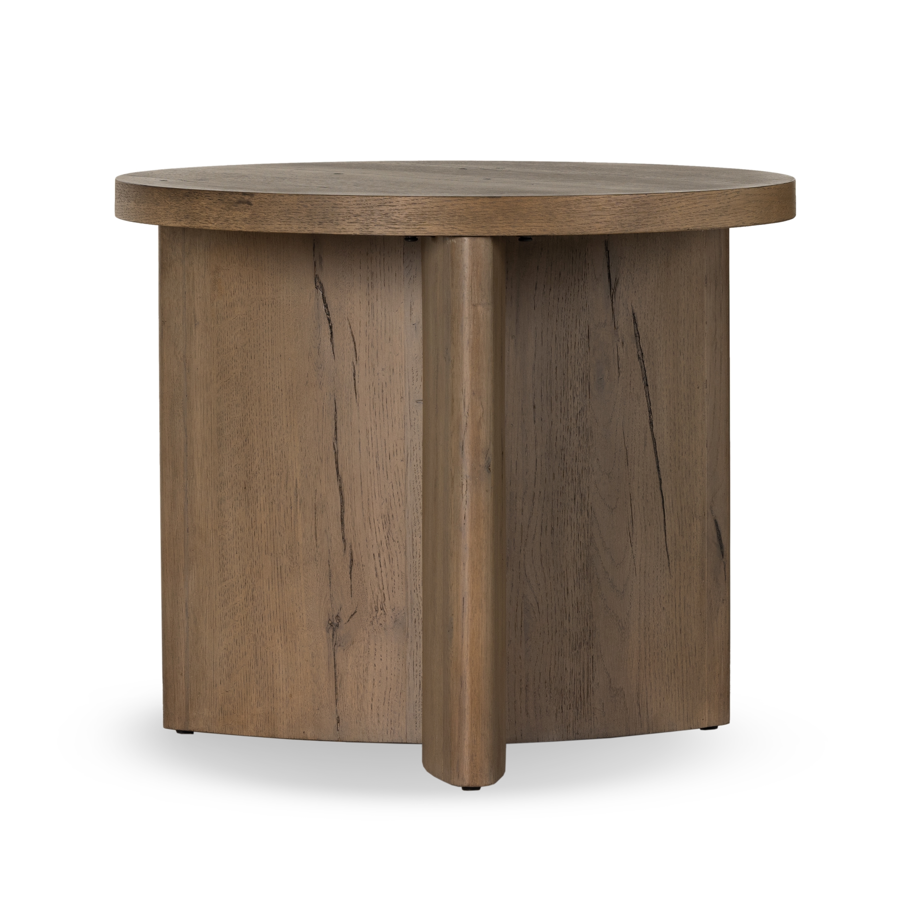 Toli End Table-Wood-Rustic Grey - Image 0