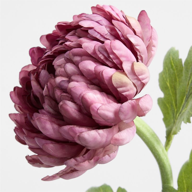 Faux Purple Chrysanthemum Stem 26" by Abigail Ahern - Image 1