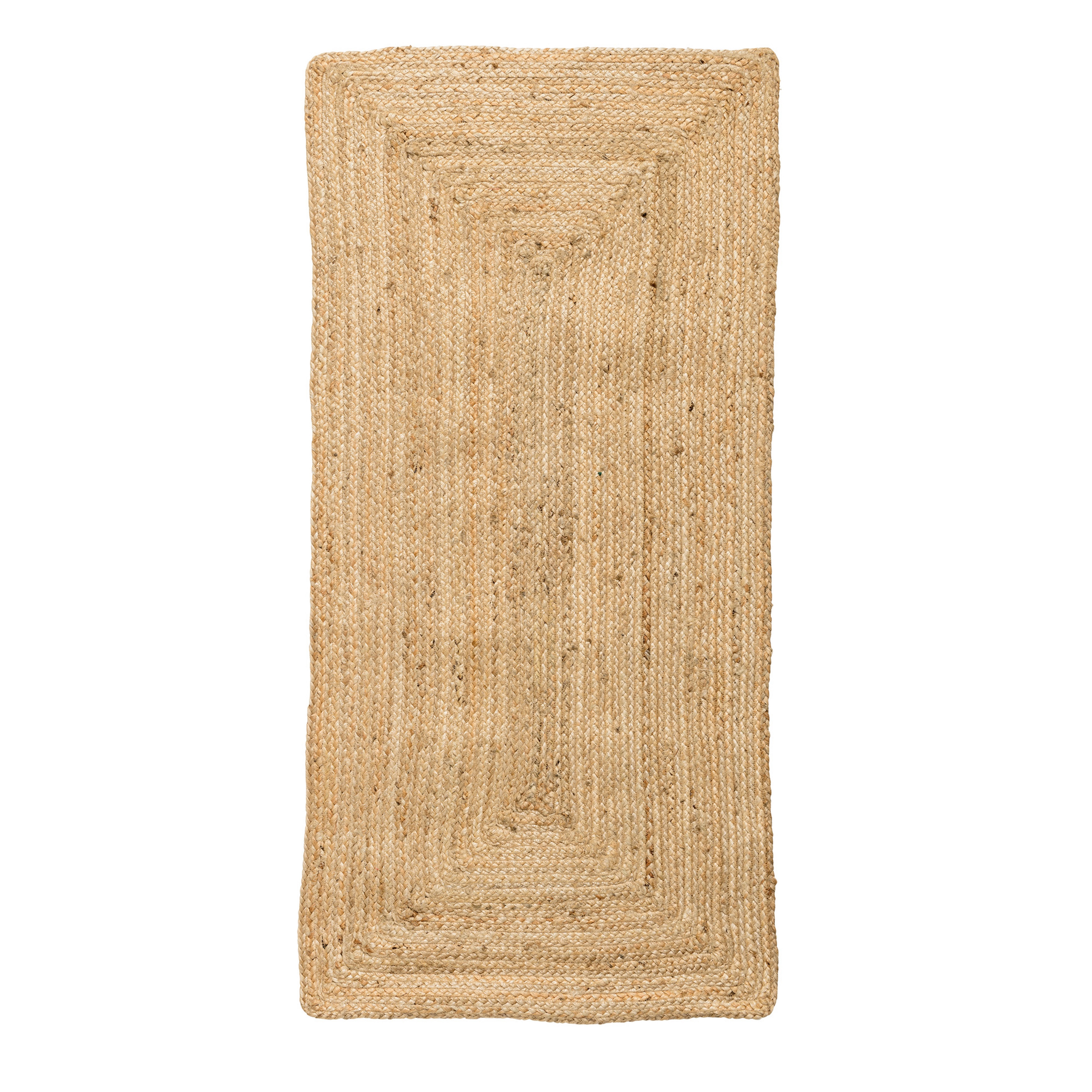Small Beige Rectangle Natural Seagrass Rug - Image 0