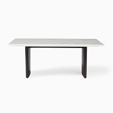Anton Marble Marble/Antique Bronze Rectangle Coffee Table - Image 2