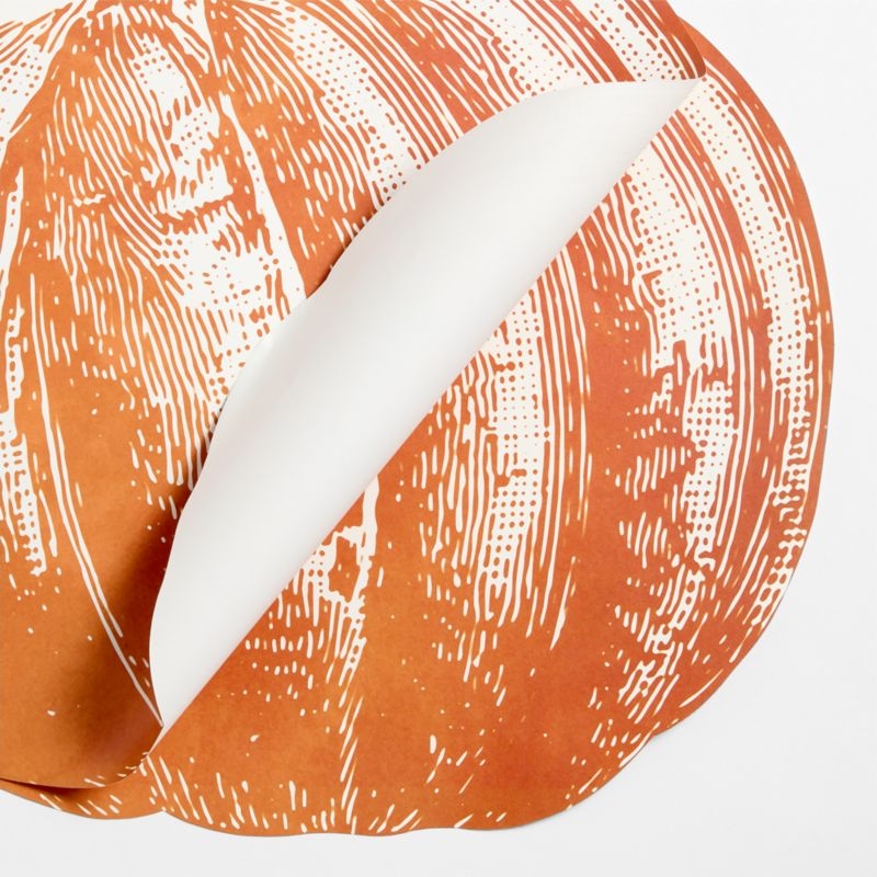 Paper Pumpkin Placemats, Set of 12 - Image 1