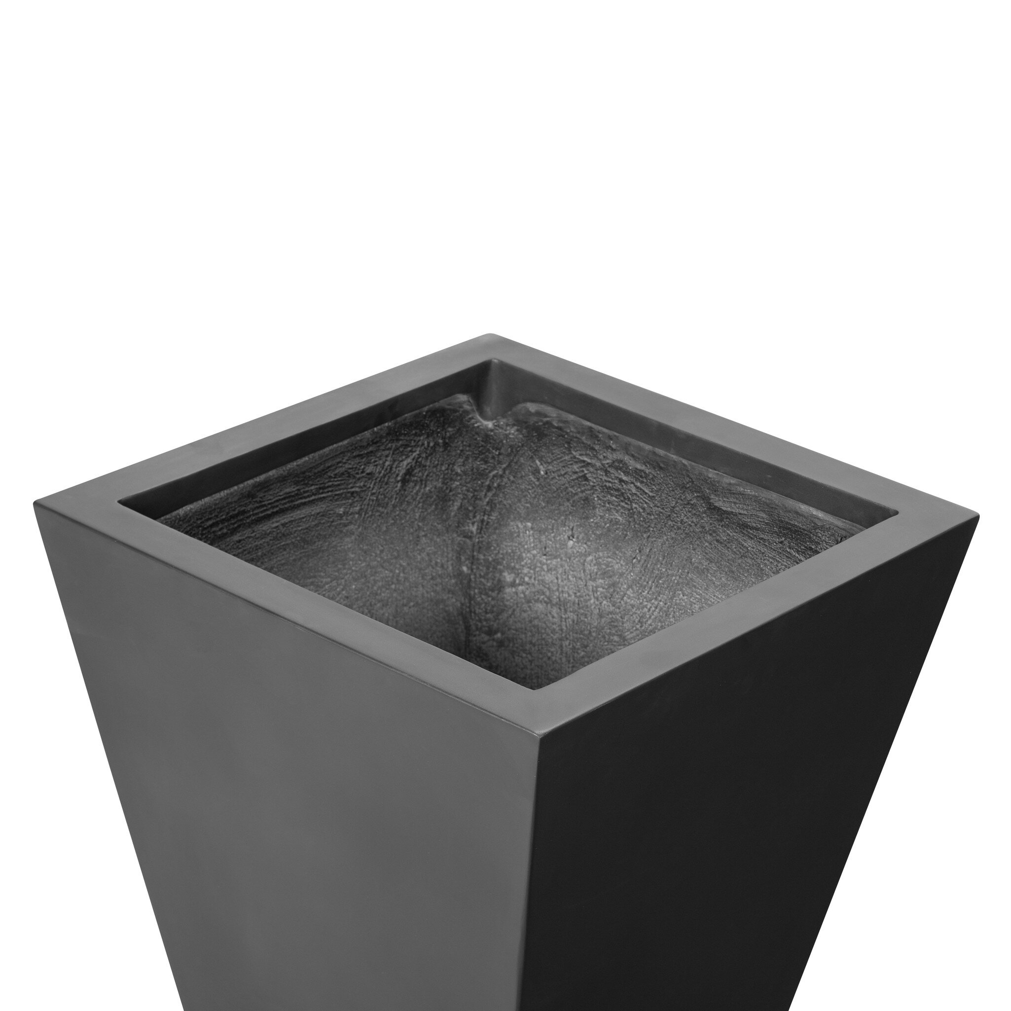 Koto Planter - Black Concrete - Image 1