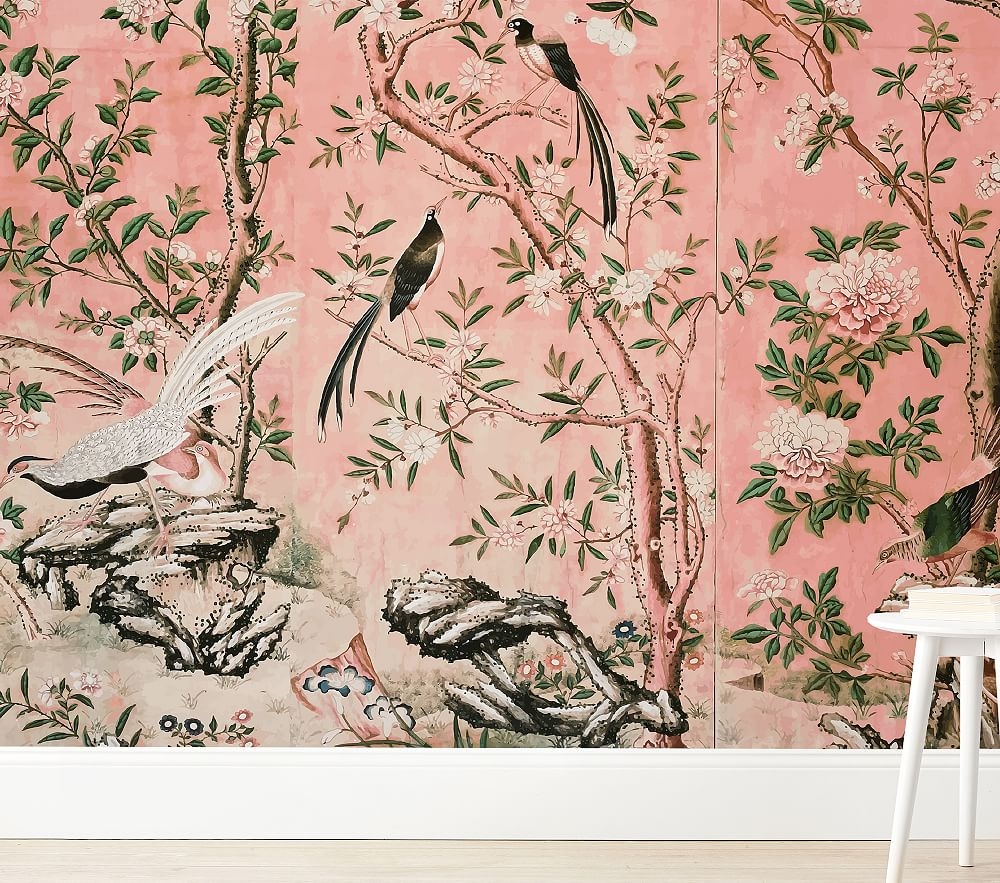Anewall Magnolia Mural, Pink - Image 0
