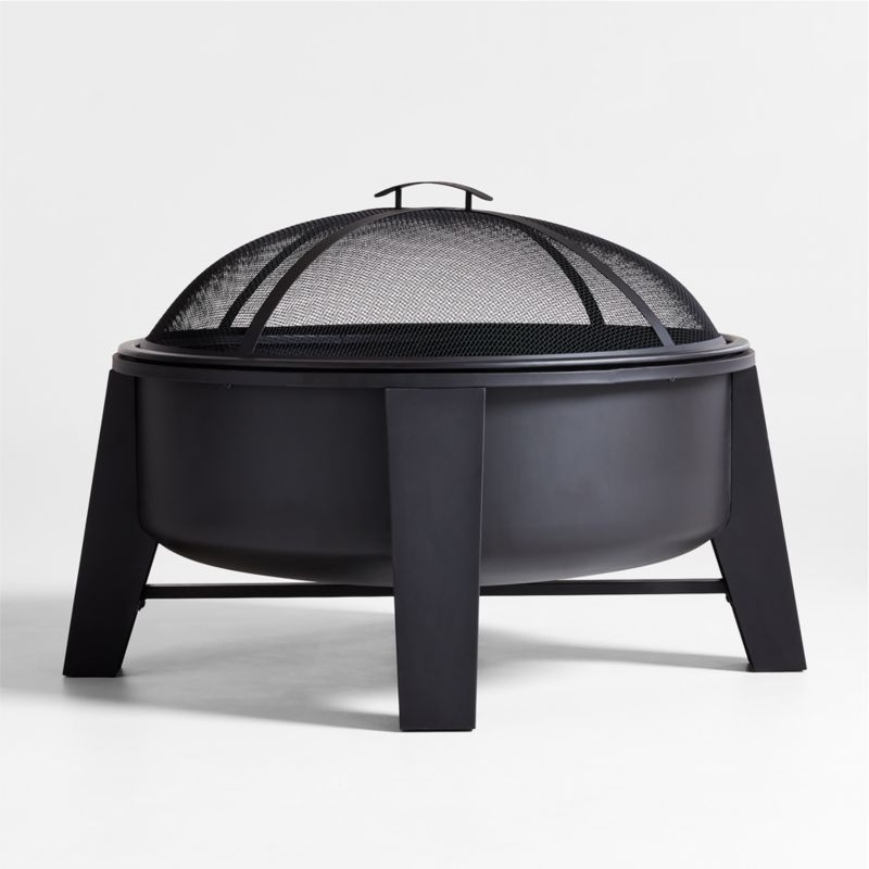 Torin Round Black Metal Fire Pit - Image 2