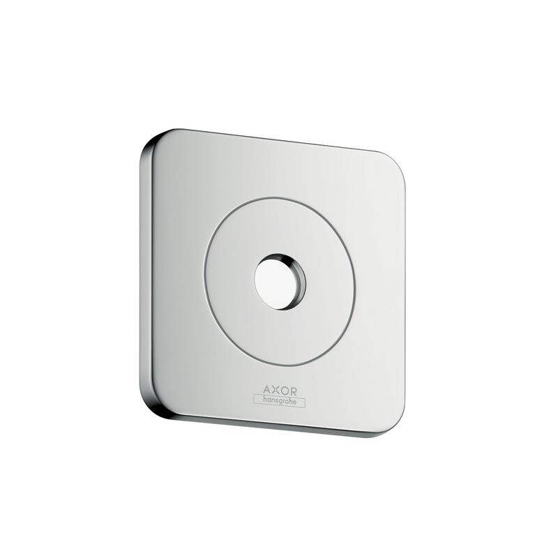 AXOR Citterio Axor Wall Plate 5"" X 5"" Softcube Easy Install 5-Inch Coordinating Accessories In Chrome, 36725001 - Image 0