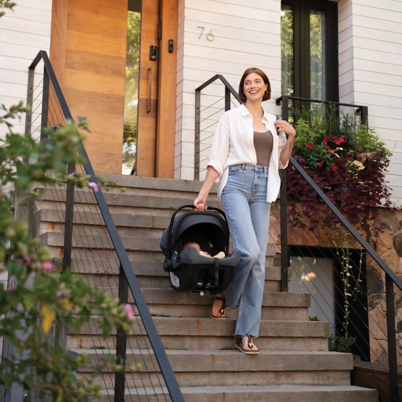 Nuna ® PIPA ™ Urbn Caviar Black Baseless Baby Car Seat + MIXX ™ Next Stroller Travel System - Image 3