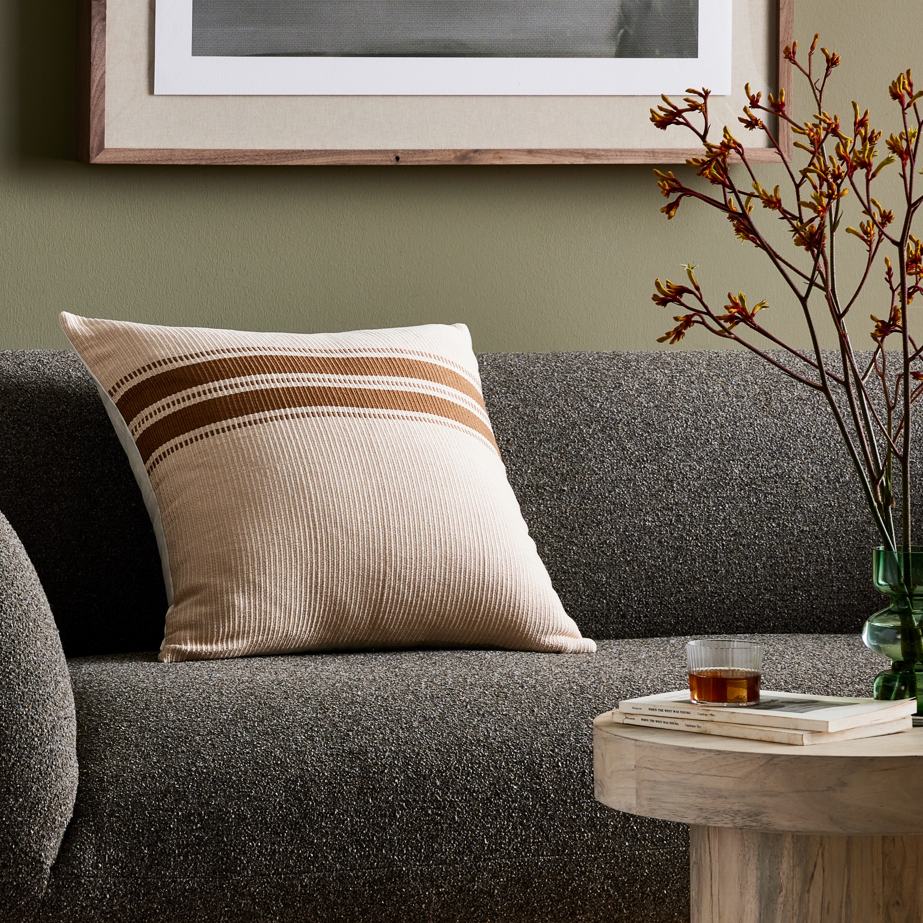 Handwoven Merido Pillow-Beige-22‚Äùx22‚Äù - Image 7