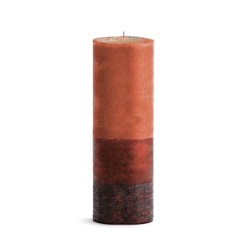 Pillar Candle, Wax, Patchouli Sandalwood, 3"x3" - Image 3
