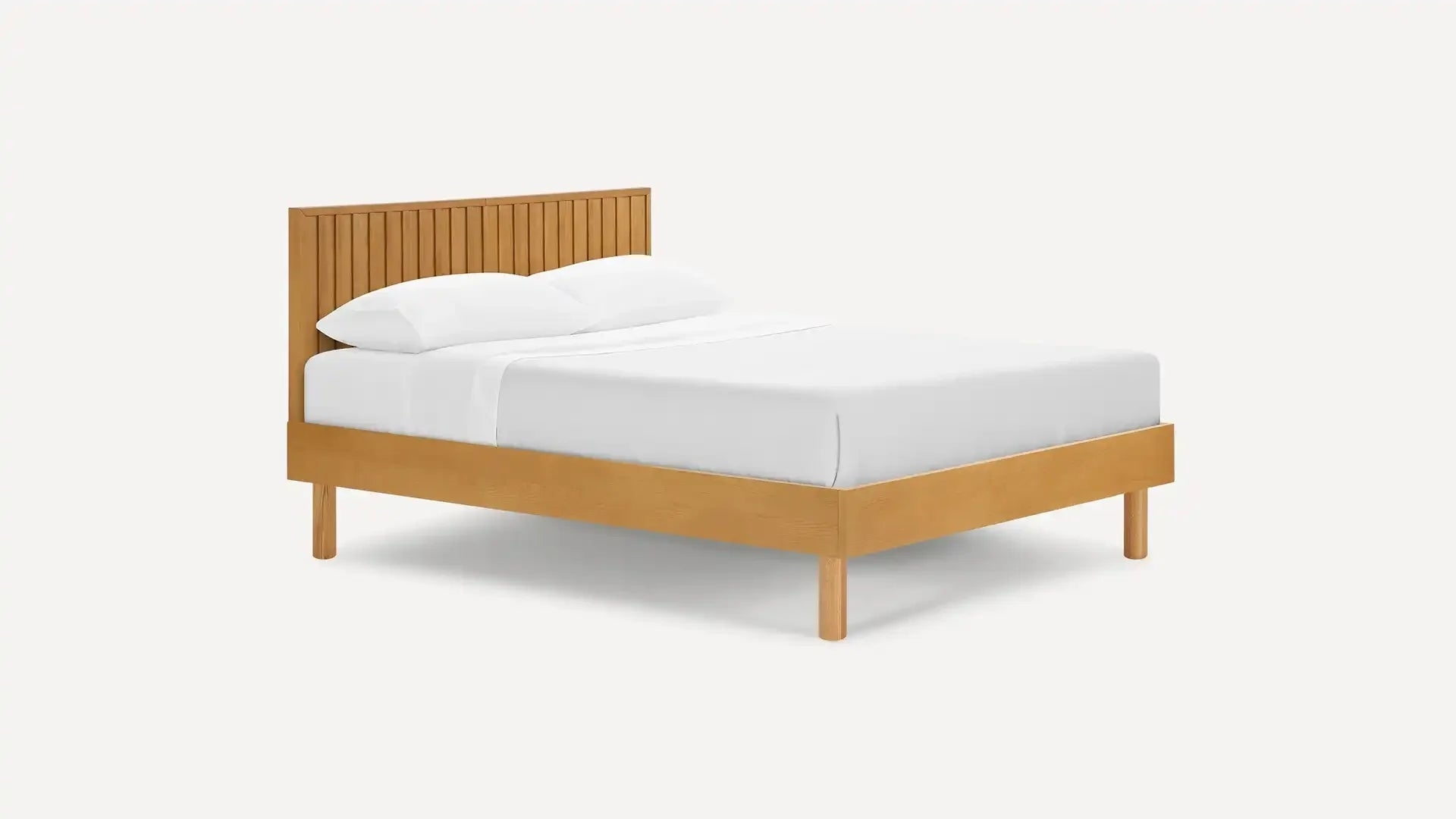 Chorus Bed - Queen / Oak - Wood / Straight - Image 0